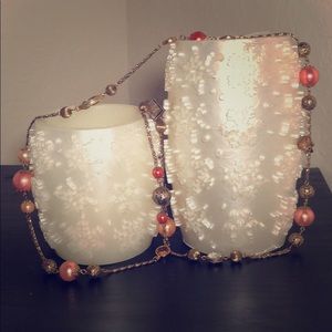 Long beaded necklace